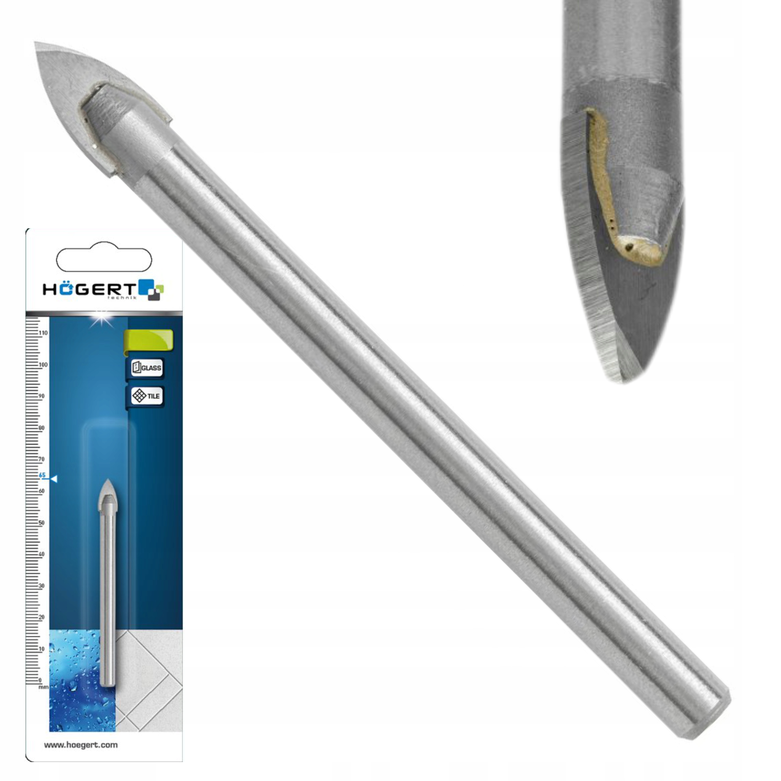 HOEGERT WIERTŁO DO SZKŁA CERMIKI PŁYTEK 5.0 MM HT6D085