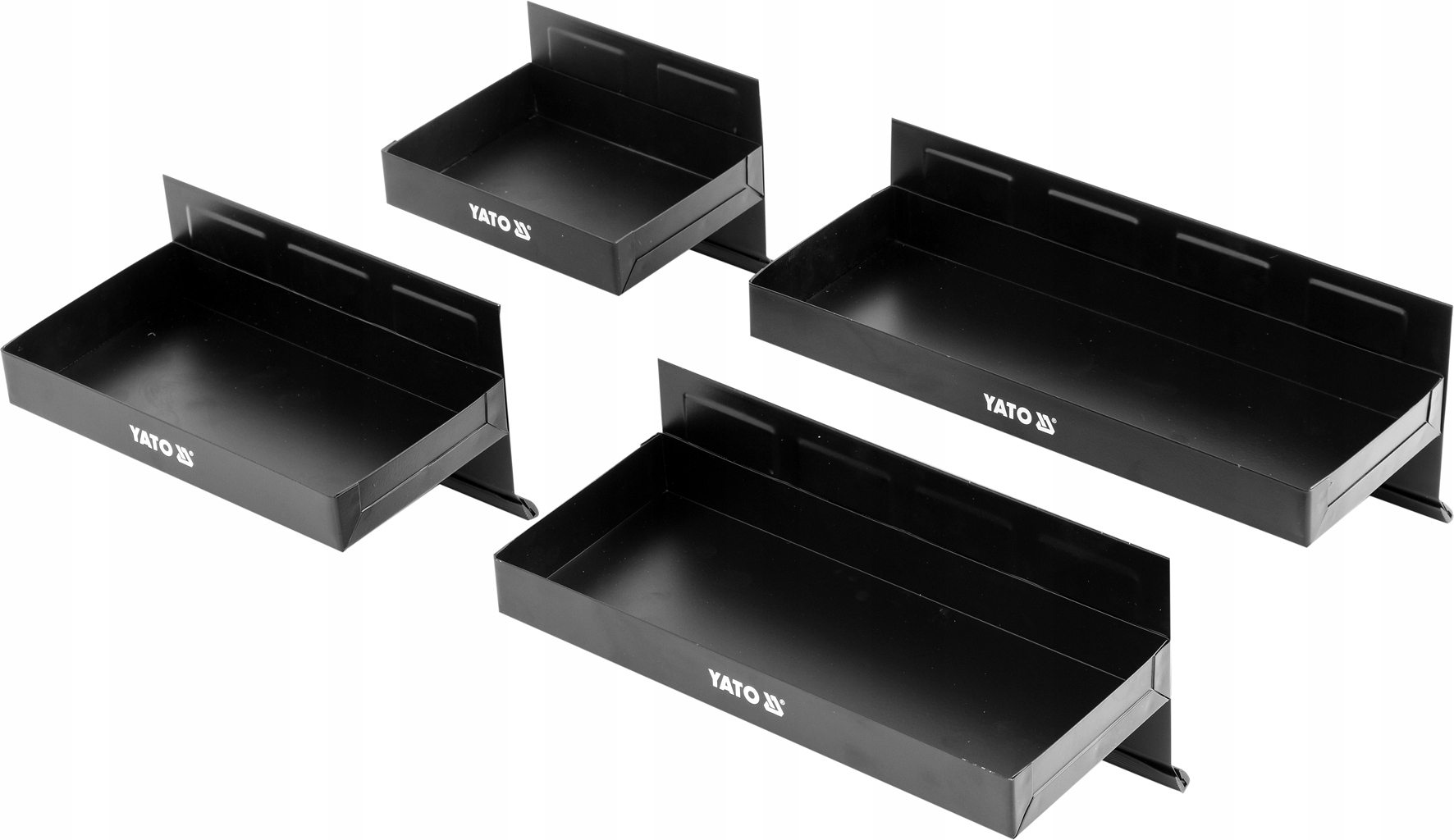 YATO KOMPLET ZESTAW PÓŁEK MAGNETYCZNYCH GRUBA BLACHA 4 SZTUKI YT-08682