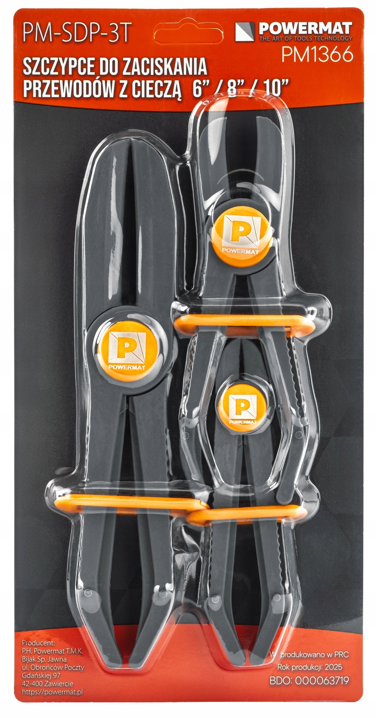 SZCZYPCE DO ZACISKANIA PRZEWODÓW Z CIECZĄ ZACISKI WĘŻY GUMOWYCH PALIWOWYCH