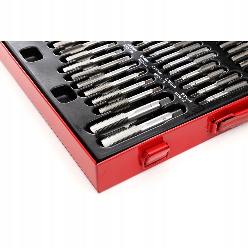 ZESTAW GWINTOWNIKI I NARZYNKI 110 ELEMENTÓW WALIZKA KALIBROWNIKI KD10250