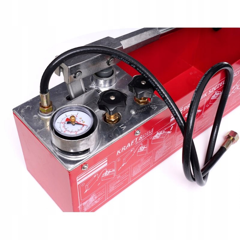 POMPA CIŚNIENIOWA KONTROLNA DO PRÓB CIŚNIENIOWYCH 0-50 kg 45ml 12L KD10478