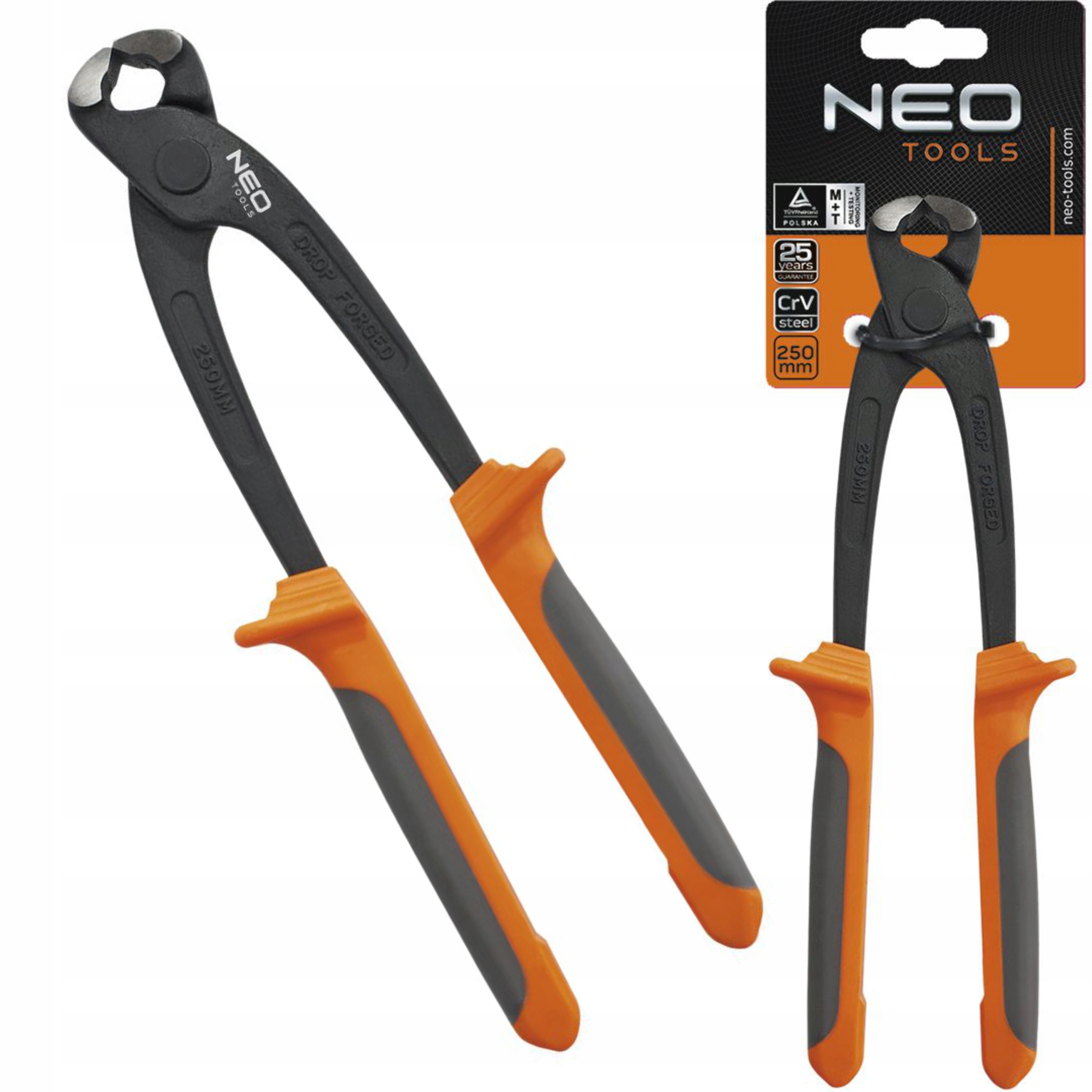 NEO SZCZYPCE TYNKARSKIE OBCĘGI ZBROJEŃ 250 mm