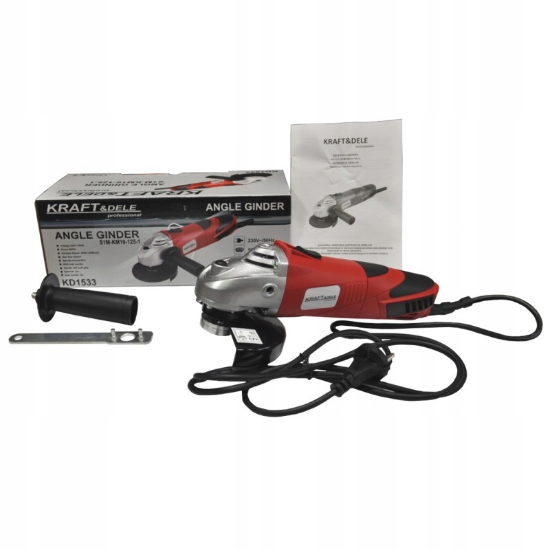 MOCNA SZLIFIERKA KĄTOWA KĄTÓWKA ELEKTRYCZNA 125MM 900W 12000rpm KD1533