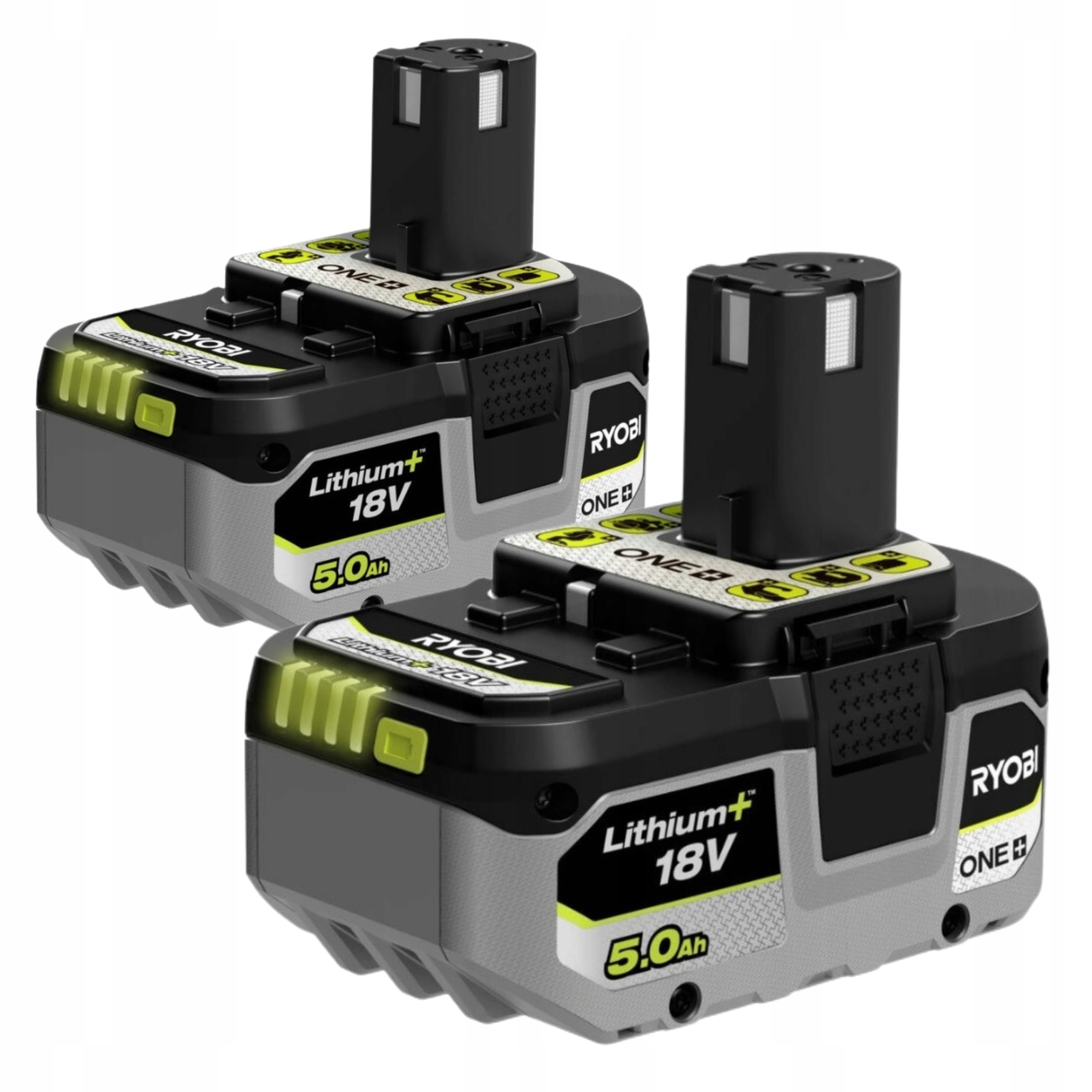 RYOBI 2 xAKUMULATOR BATERIA RB18L50 Li-Ion 5Ah 18V