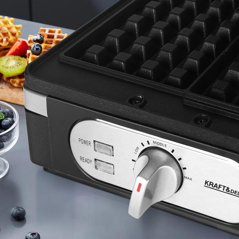 KRAFT&DELE GOFROWNICA 2000W REGULACJA TEMPERATURY 3 STOPNI KD4100