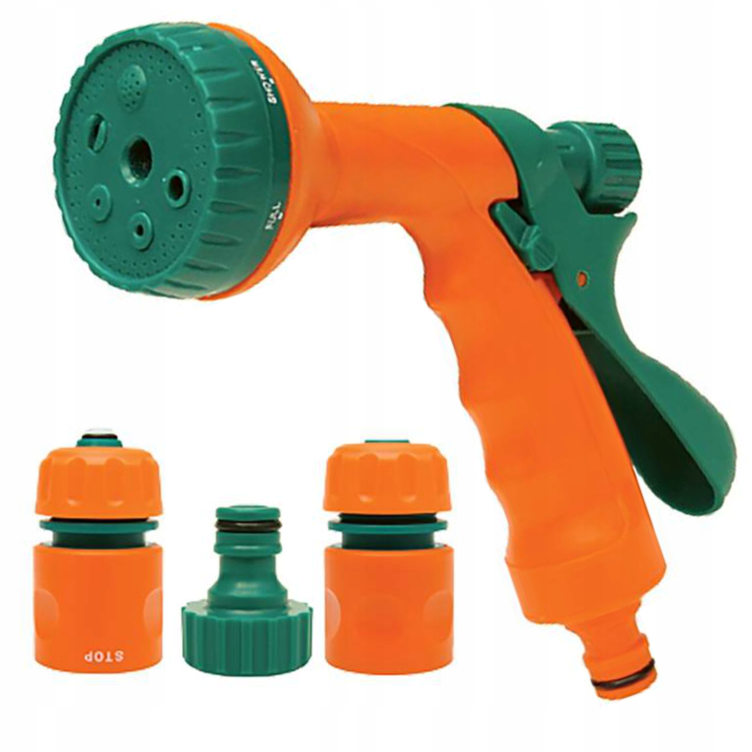 FLO ZESTAW 1/2" ZŁĄCZEK +PISTOLET ZRASZAJĄCY 4el