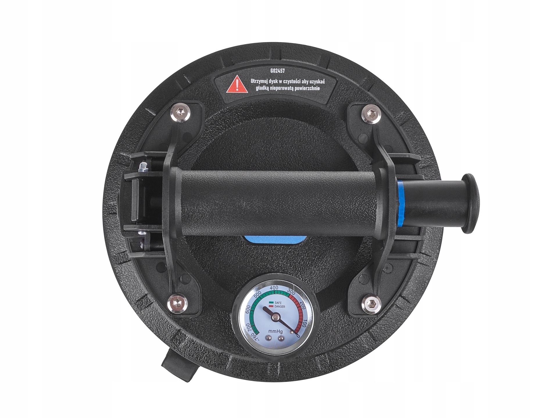 PRZYSSAWKA PRÓŻNIOWA Z POMPKĄ ZEGAREM DO GLAZURY PŁYTEK SZYB UCHWYT 170kg