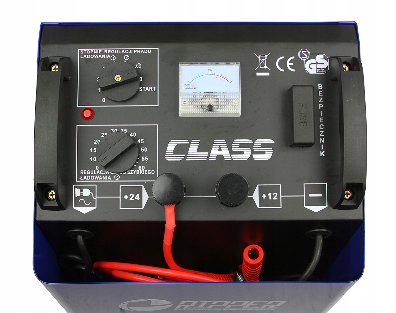 PROSTOWNIK SAMOCHODOWY Z ROZRUCHEM ROZRUCH START LCD 850 12V 24V 850A