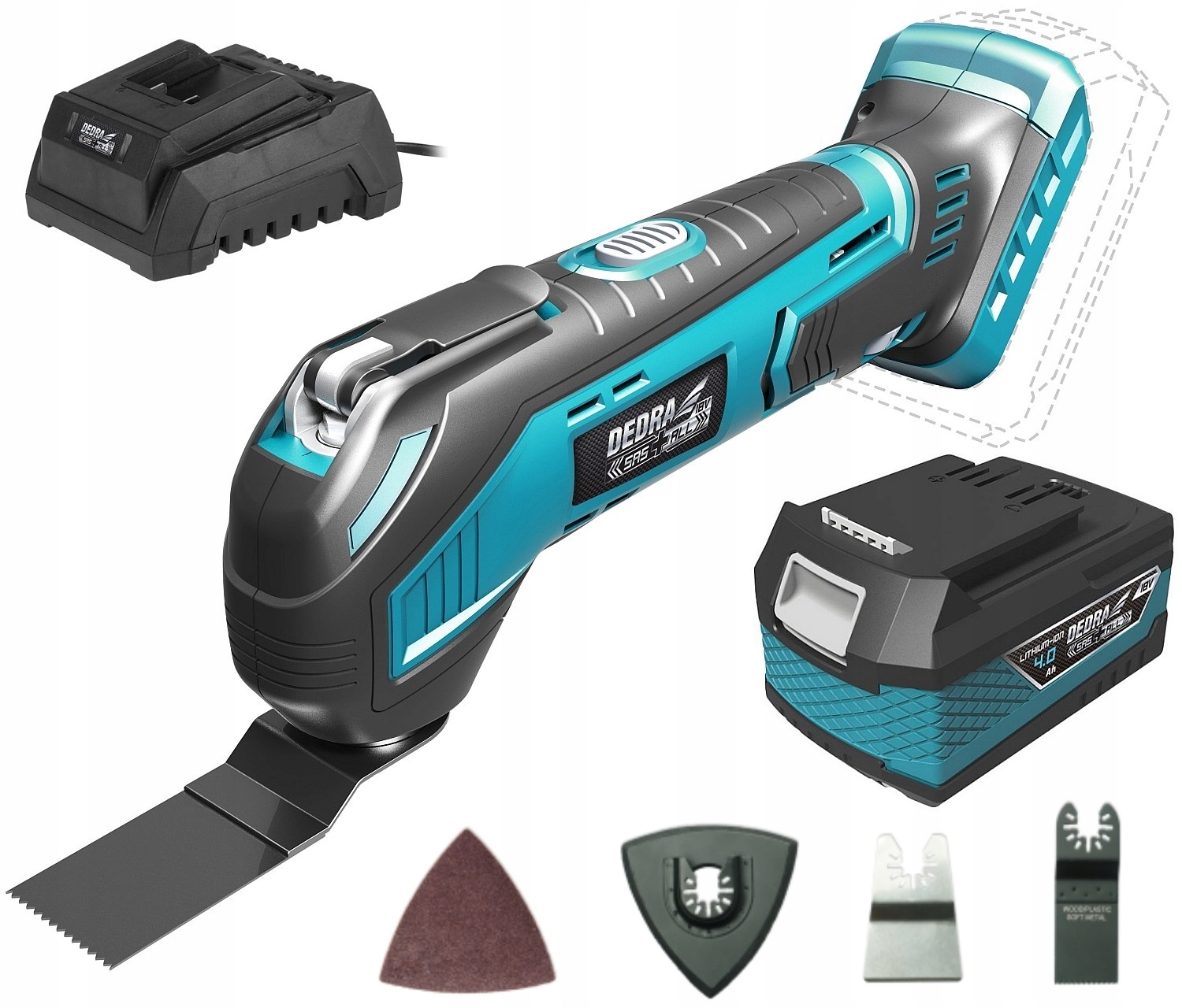 DEDRA URZĄDZENIE WIELOFUNKCYJNE MultiTool 18V +4Ah