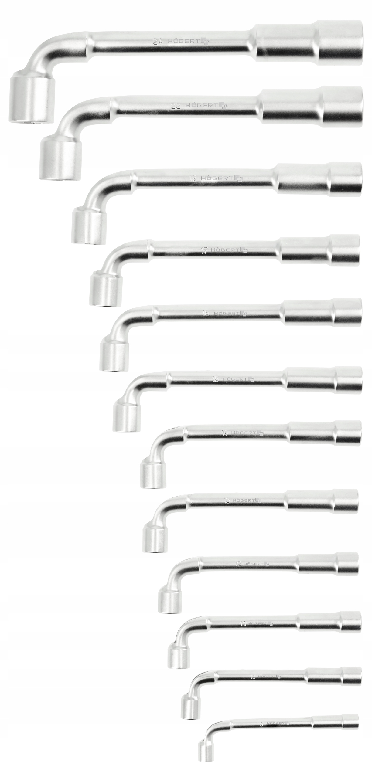 HOGERT HT1R501 KLUCZ NASADOWY ZESTAW KLUCZY NASADOWYCH L CRV 8-24MM 12SZT