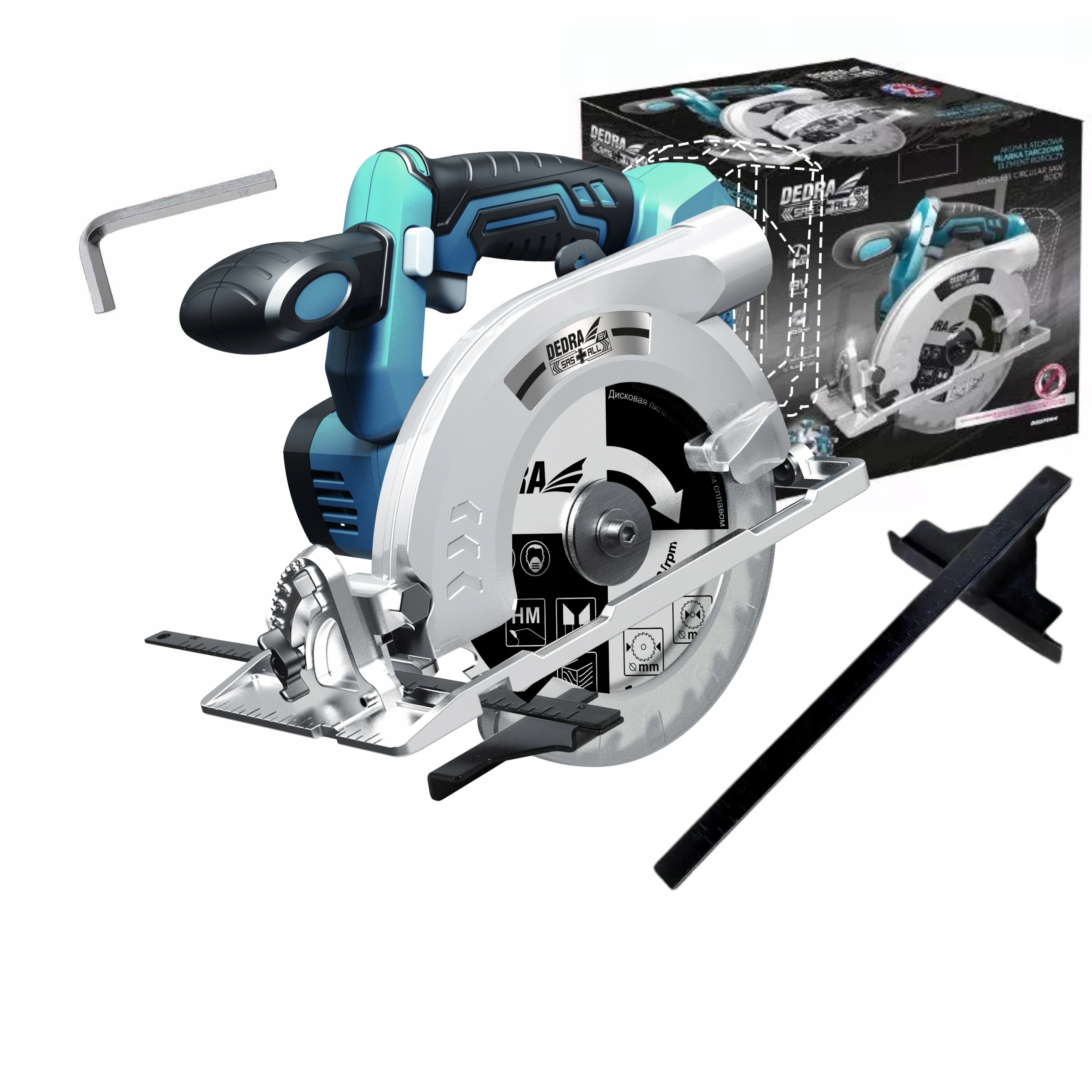 DEDRA PILARKA TARCZOWA BEZSZCZOTKOWA AKUMULATOROWA SAS+ALL SOLO DED7164