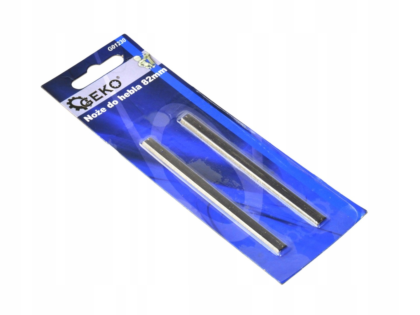 GEKO KOMPLET NÓŻ NOŻYKI DO STRUGARKI HEBLA 82 MM STAL HSS - 2 NOŻE G01230