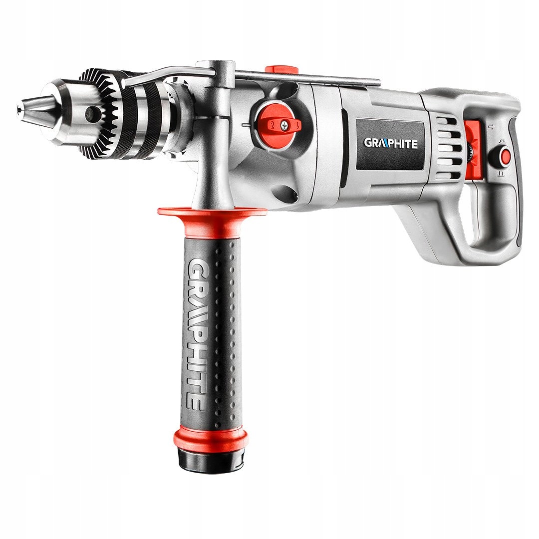 GRAPHITE WIERTARKA UDAROWA 1050W UCHWYT KLUCZ 16 MM 2BIEGI REGULACJA 58G712
