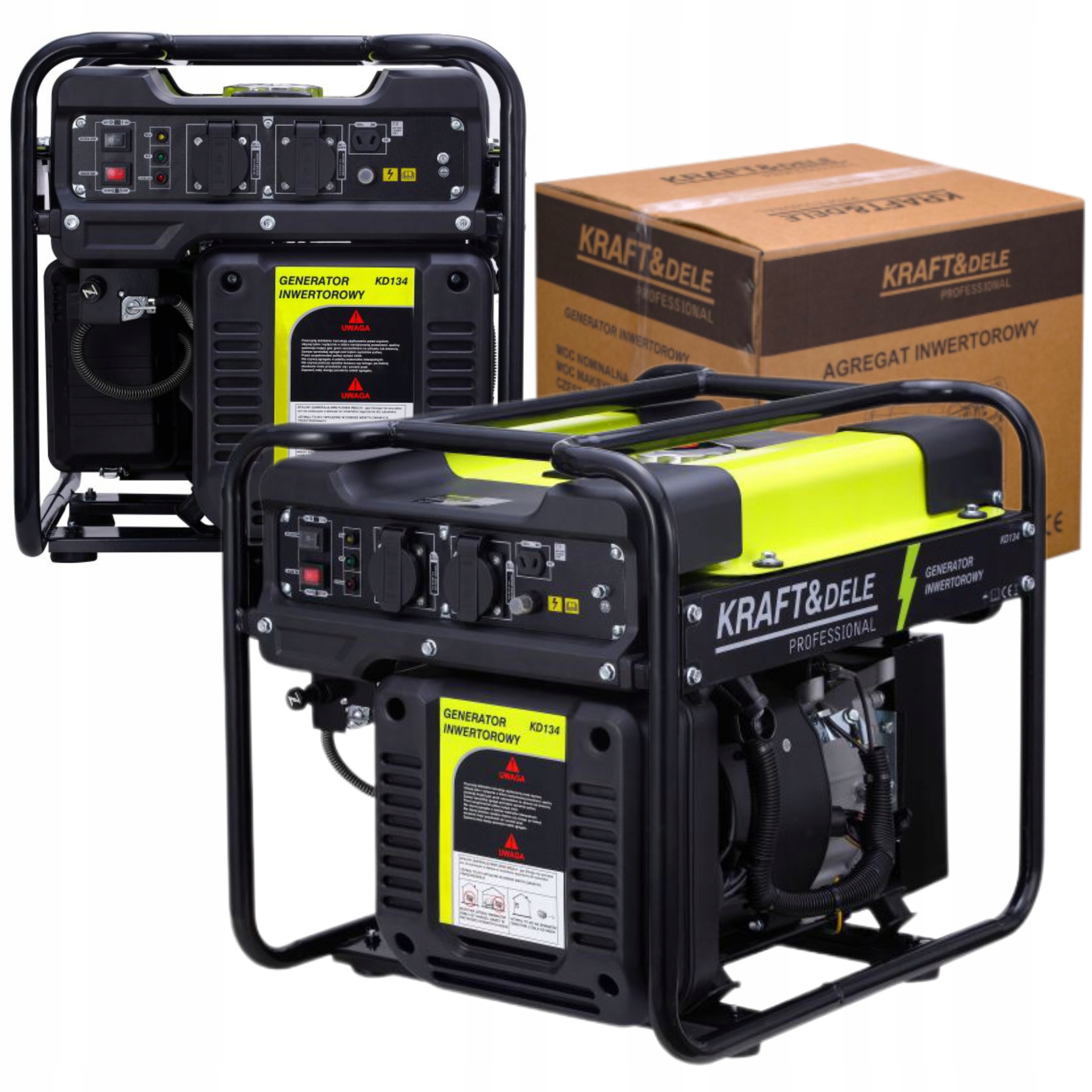 AGREGAT PRĄDOTWÓRCZY GENERATOR PRĄDU INWERTOROWY 4000 W KD134 Kraft&Dele