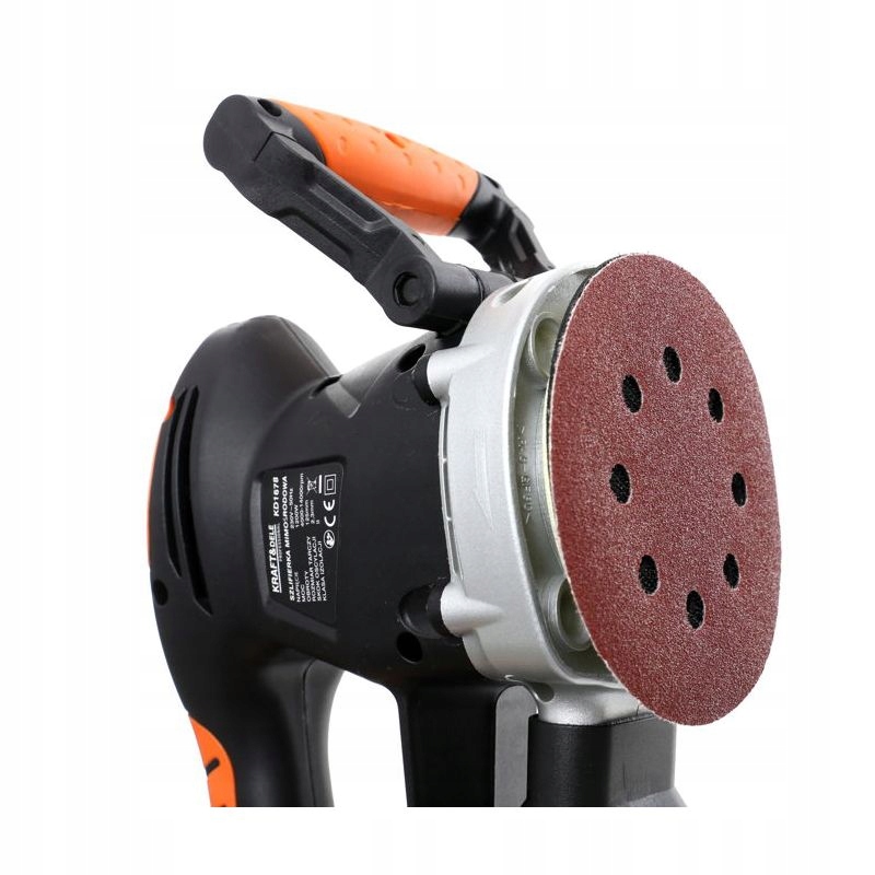 SZLIFIERKA POLERKA OSCYLACYJNA MIMOŚRODOWA ELEKTRYCZNA 1200W 125mm KRAFT