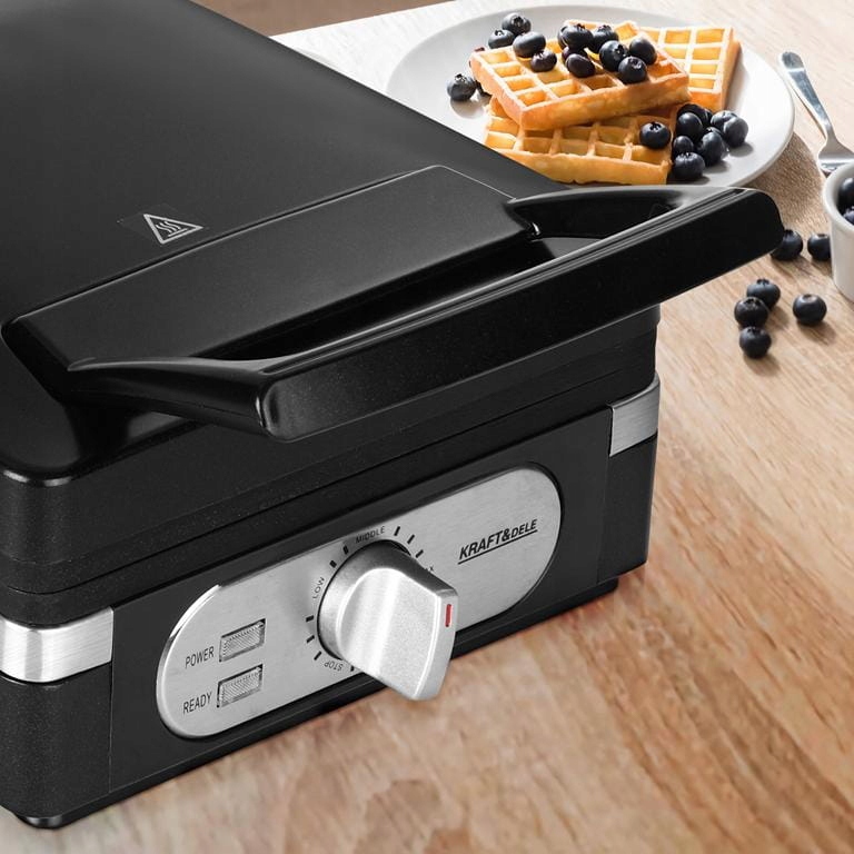 KRAFT&DELE GOFROWNICA 2000W REGULACJA TEMPERATURY 3 STOPNI KD4100