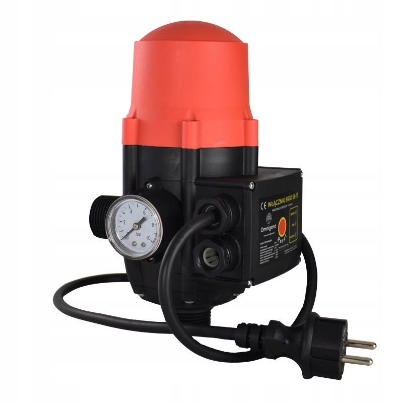 OMNIGENA STEROWNIK SUCHOBIEG WYŁĄCZNIK CIŚNIENIOWY BRIO SK13 KABEL DO POMPY