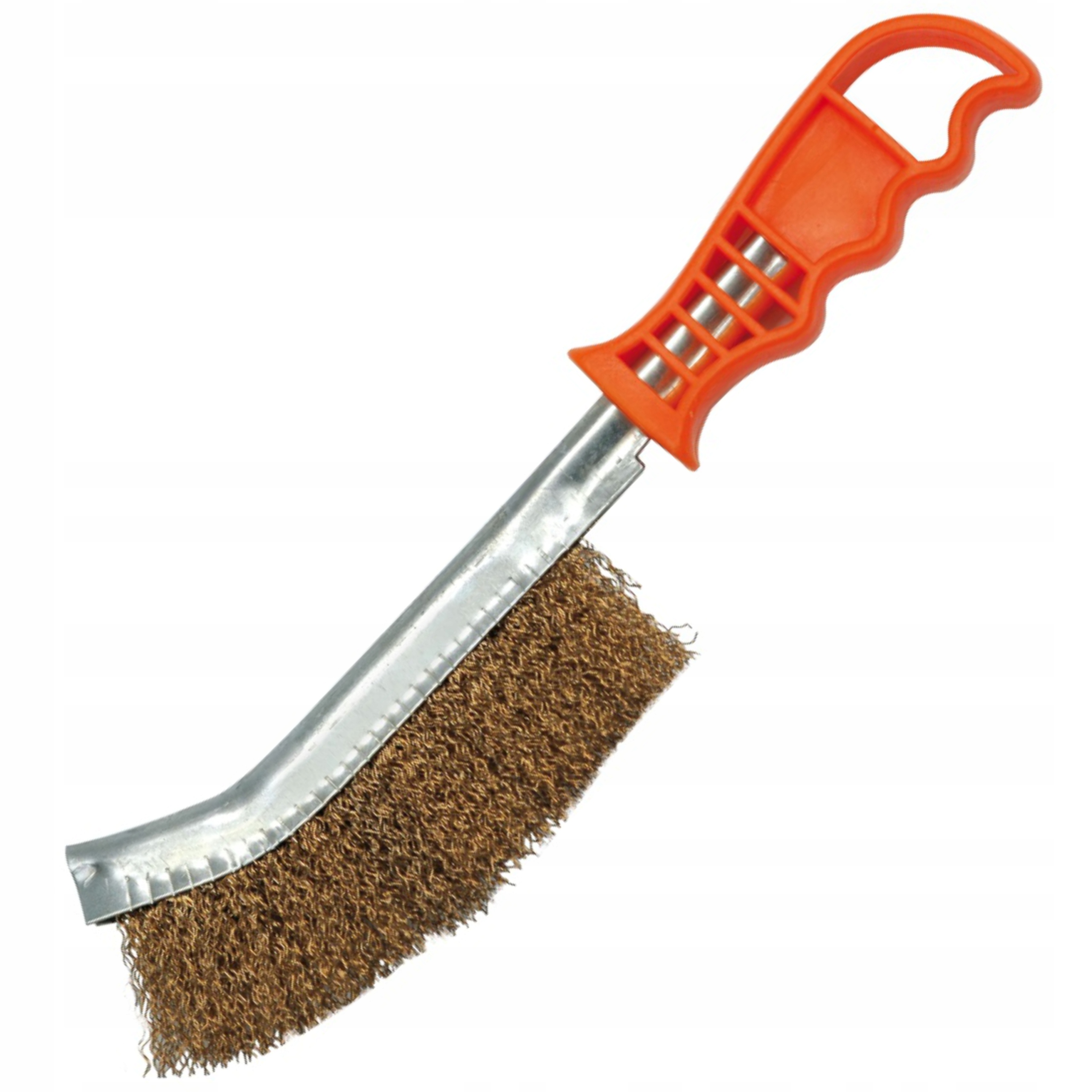 VOREL SZCZOTKA Z KARBOWANEGO DRUTU MOSIĘŻNA SZCZELINOWA RĘCZNA MOCNA 06965