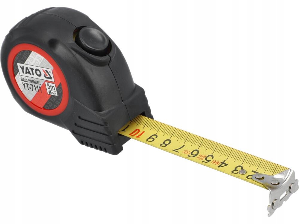 YATO MIARA ZWIJANA MIARKA 5mx25mm METRÓWKA BLOKADA MAGNETYCZNY HAK YT-7111