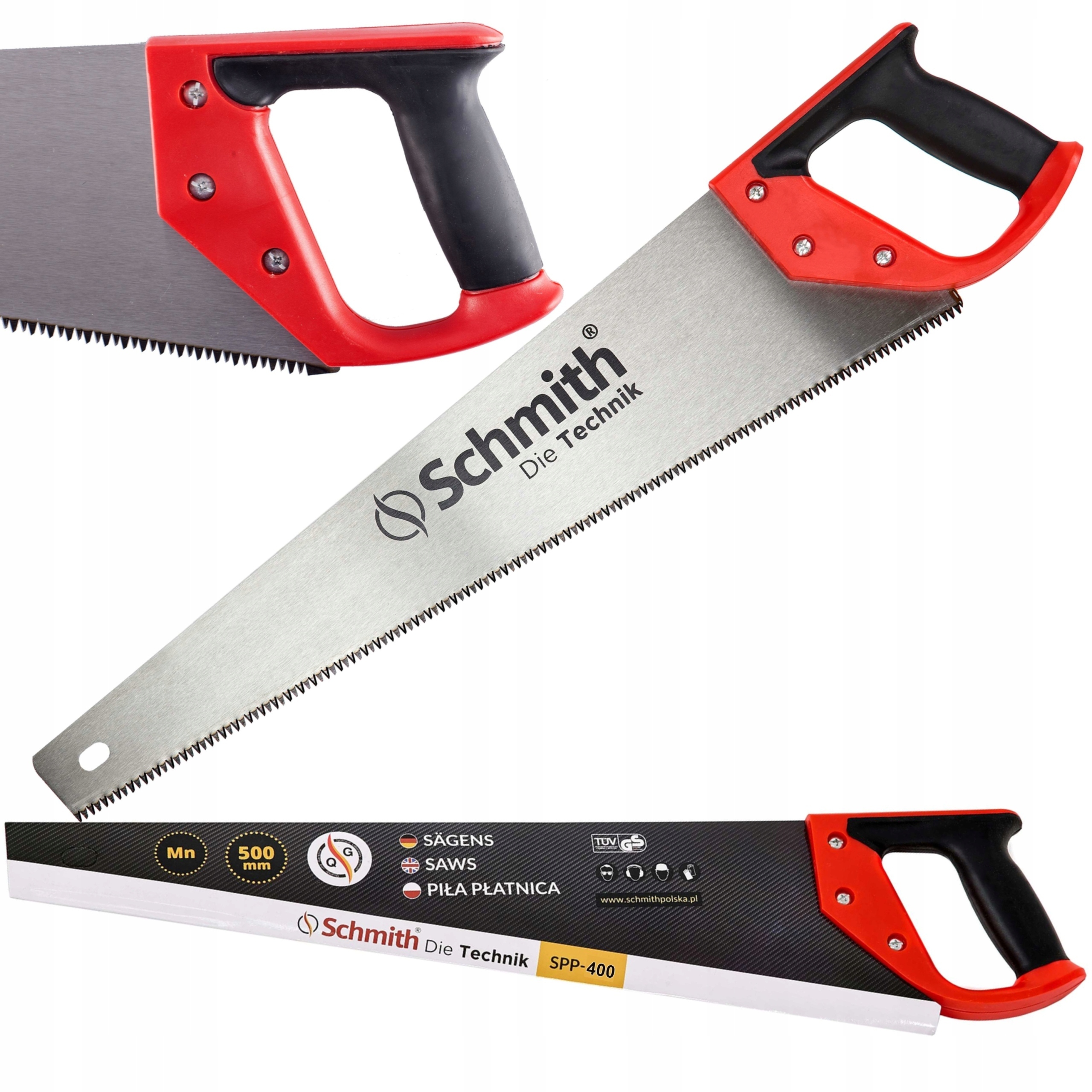 PIŁA PŁATNICA 400MM PIŁKA RĘCZNA DO DREWNA SCHMITH