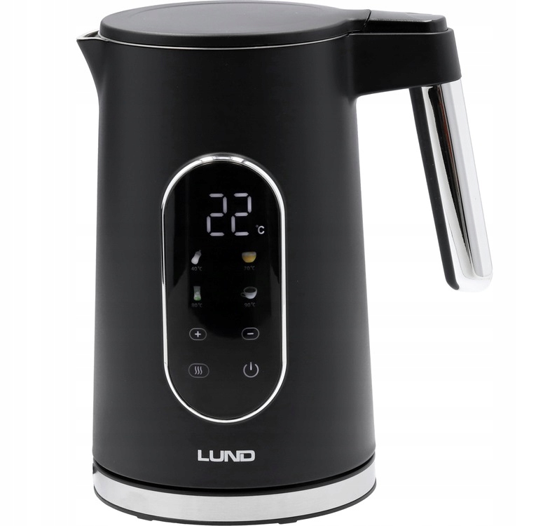 LUND CZAJNIK ELEKTRYCZNY 1,7L, REGULACJA TEMPERATURY, CZARNY 68228