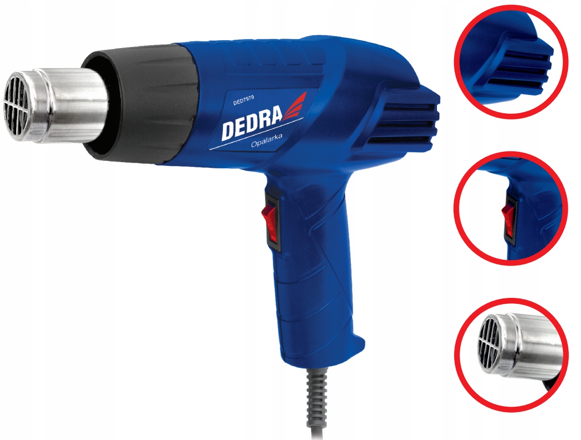DEDRA OPALARKA 2000W DED 7970 OPALARKI 350-550C