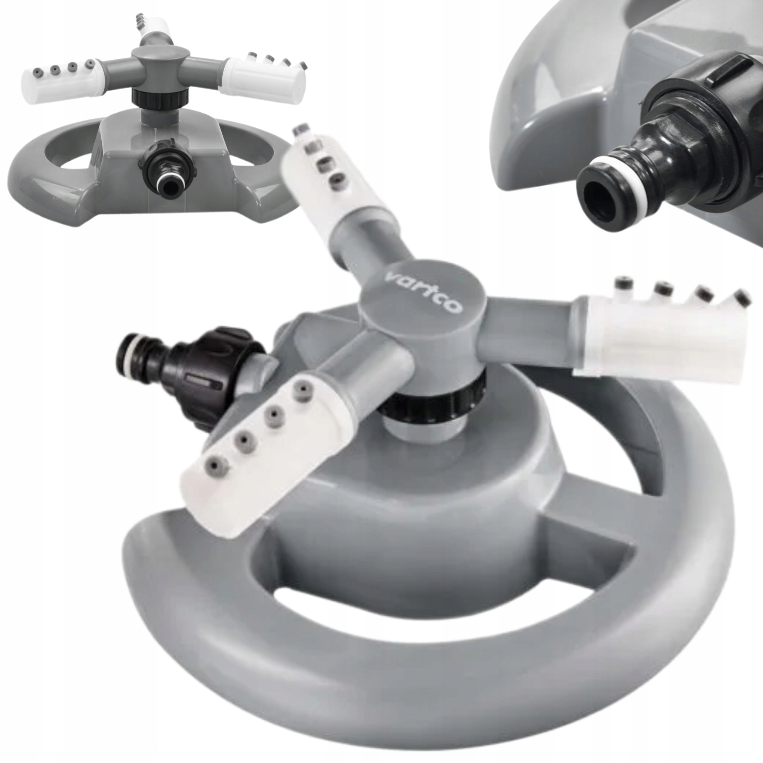 ZRASZACZ OBROTOWY 3R NA PODSTAWIE 12 DYSZ 8-10m OGRODROWY VARTCO LL01-010