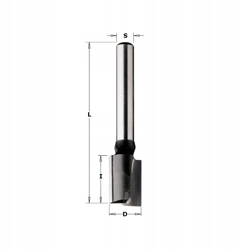 CMT FREZ TRZPIENIOWY PROSTY Z OSTRZEM WIERCĄCYM HM ŚR TRZP 8mm 10x40x90 mm
