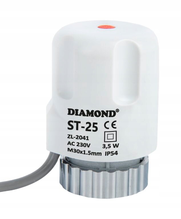 DIAMOND SIŁOWNIK TERMOELEKTRYCZNY GŁOWICA 230 V 3,5W ZL-2041 ST-25