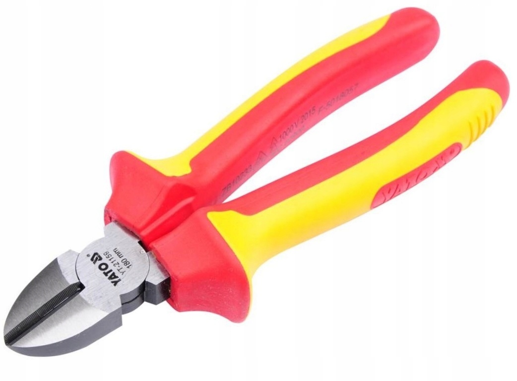 YATO KOMVINERKI SZCZYPCE TNĄCE BOCZNE IZOLOWANE VDE 180MM 1000V YT-21159