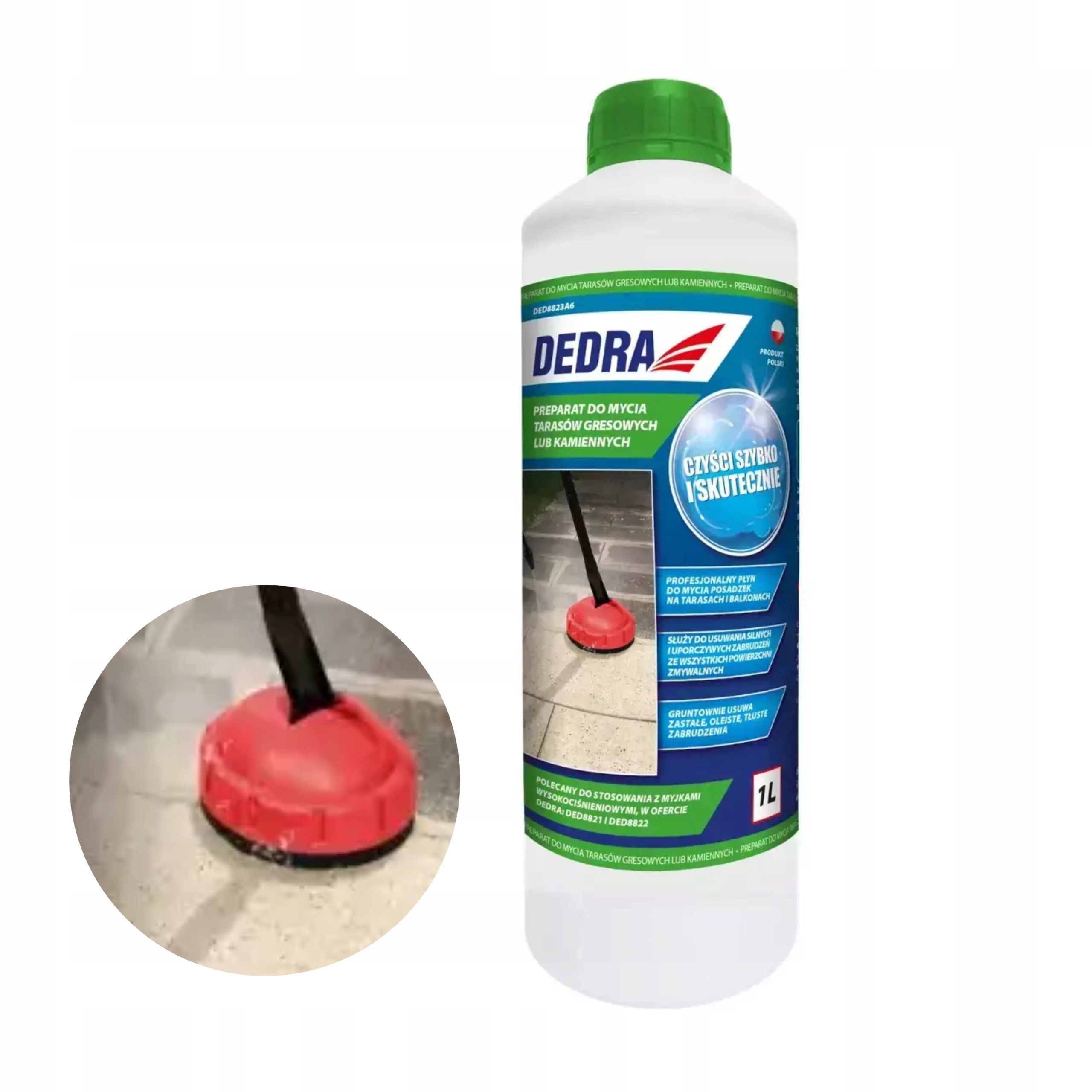 DEDRA PREPARAT MYJĄCY 1L DO MYCIA TARASÓW GRESOWYCH I KAMIENNYCH DED8823A6