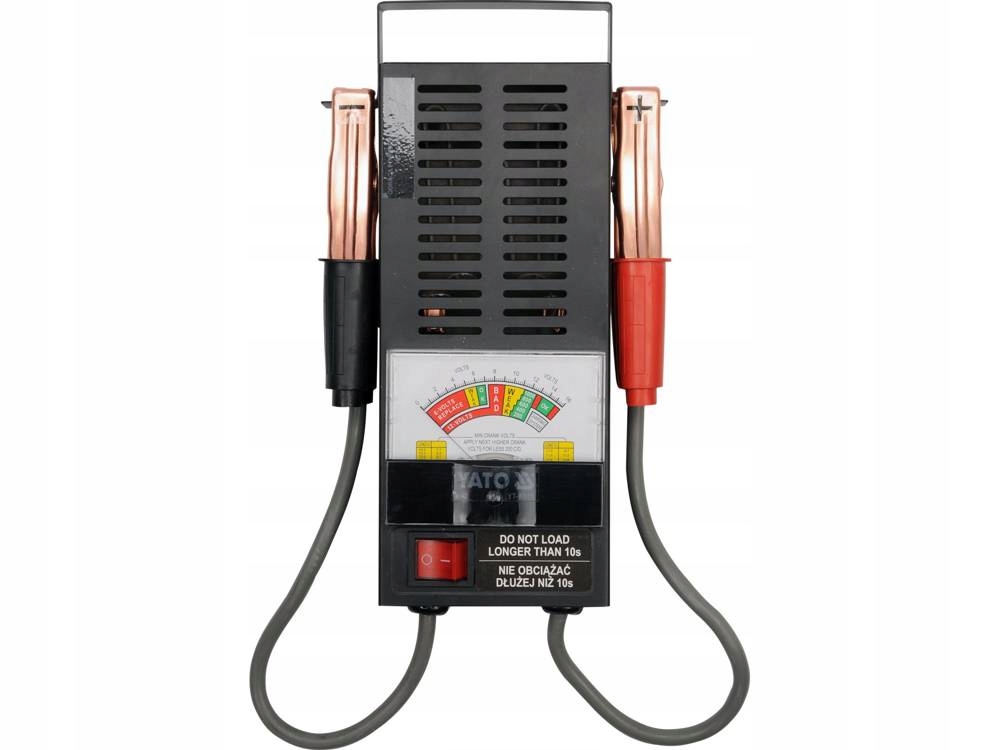 YATO TESTER AKUMULATORÓW MIERNIK ANALOGOWY 6V 12V