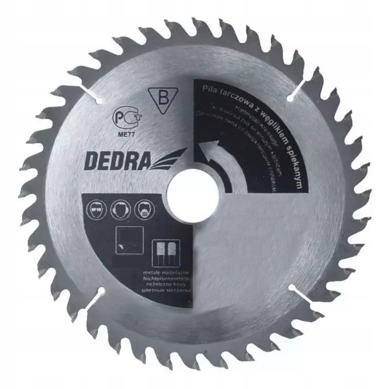 DEDRA PIŁA TARCZA PILARKA TARCZOWA WĘGLIK DO DREWNA 200X16 24T H20024E