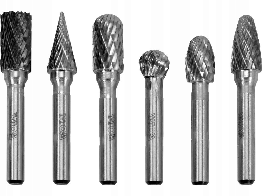 YATO ZESTAW FREZY TRZPIENIOWE 6mm DO METALU PILNIKI 6 SZTUK YT-61729