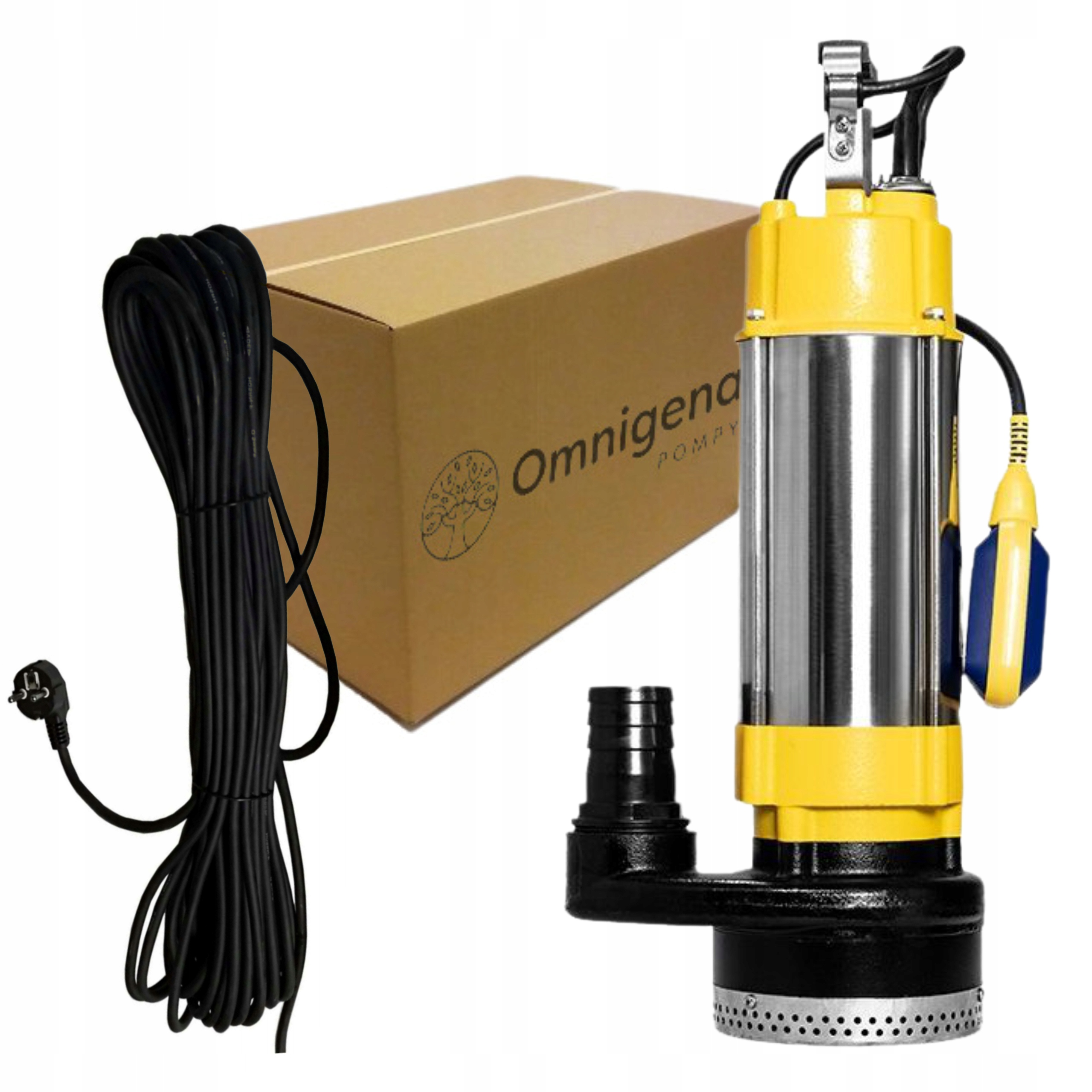 OMNIGENA POMPA ZATAPIALNA MULTI WQ1100F 230V 1100W DO PODLEWANIA +8m KABEL