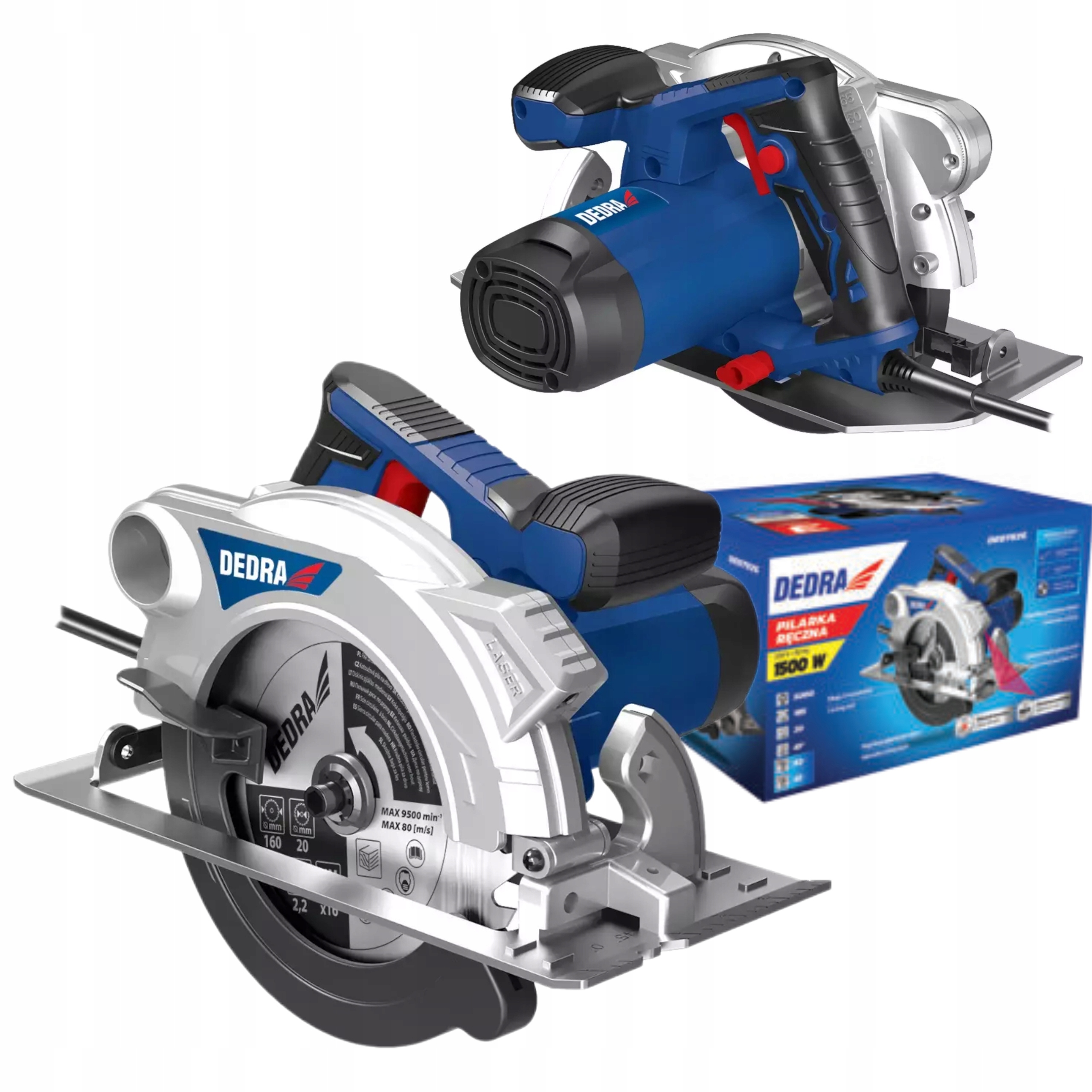 DEDRA PILARKA RĘCZNA TARCZOWA SIECIOWA 1500W 185MM LASEROWA DED7926