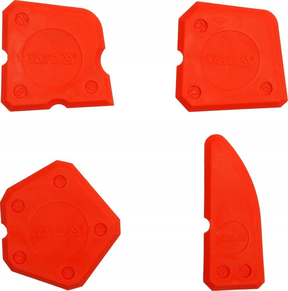 YATO ZESTAW SZPACHELEK DO SILIKONU 4 szt YT-5261