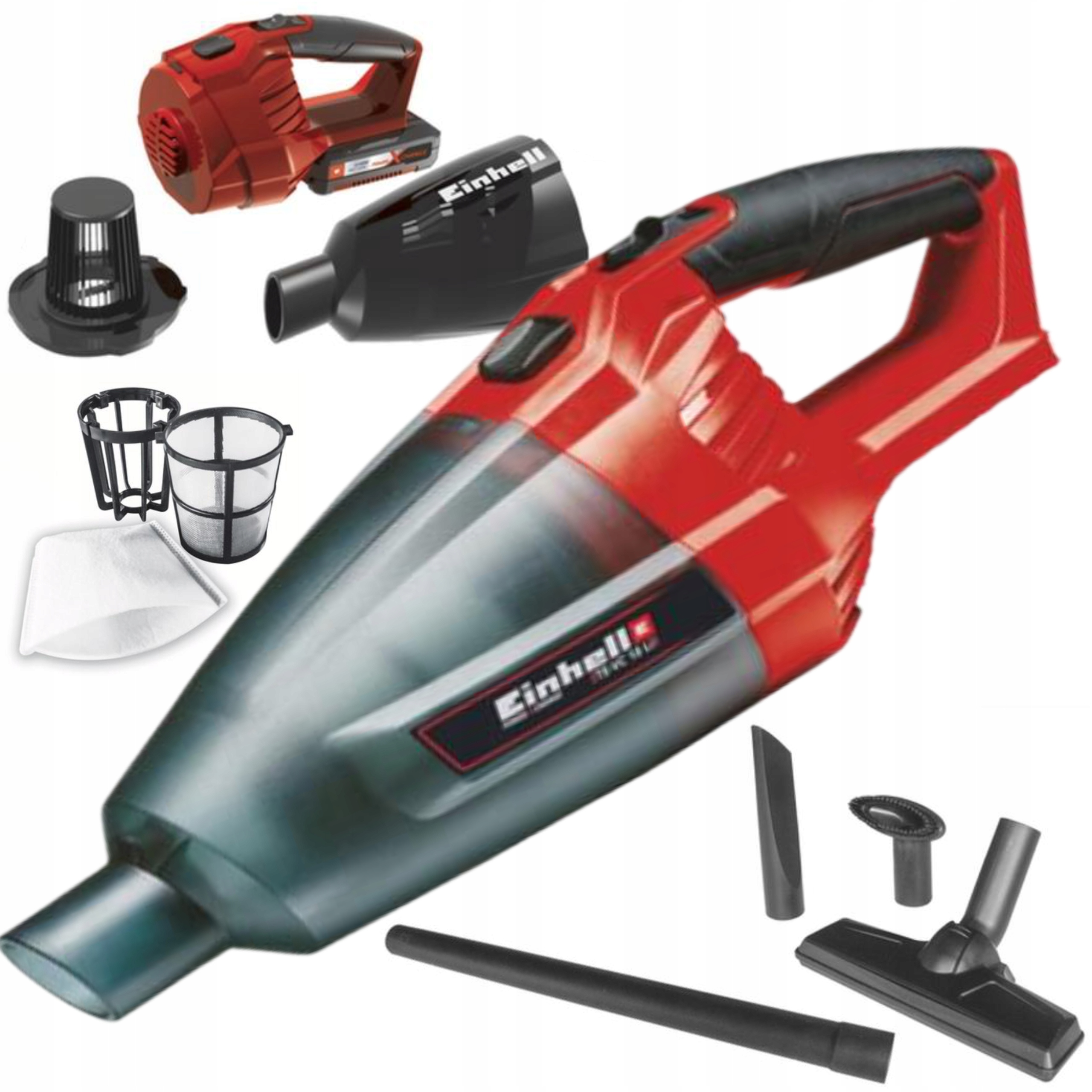 EINHELL ODKURZACZ SAMOCHODOWY 540 ml AKUMULATOROWY 18V TE-VC 18 Li RĘCZNY