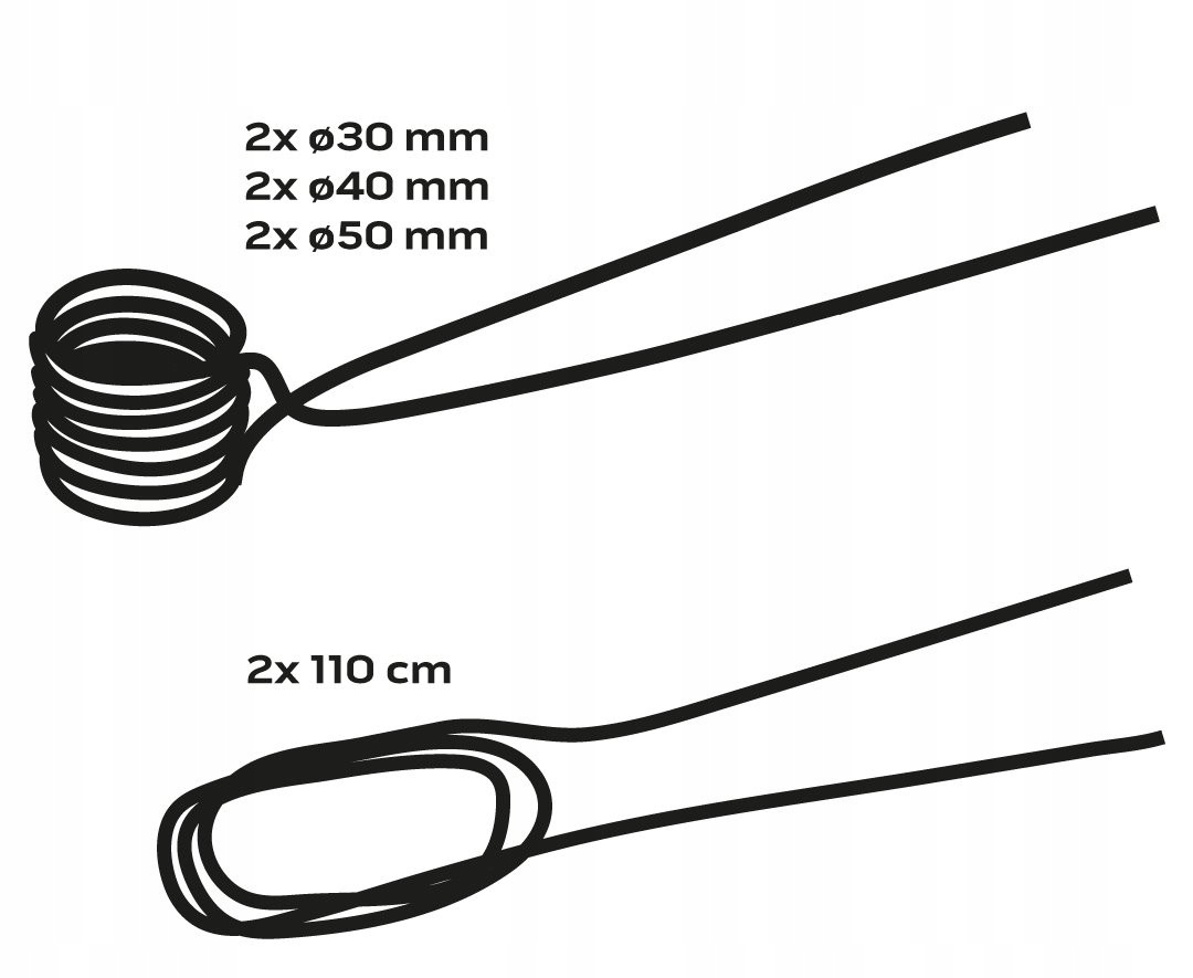 NEO ZESTAW INDUKCYJNA GRZAŁKA DO ŚRUB 1200W + KOŃCÓWKI CEWKI WALIZKA 11-931