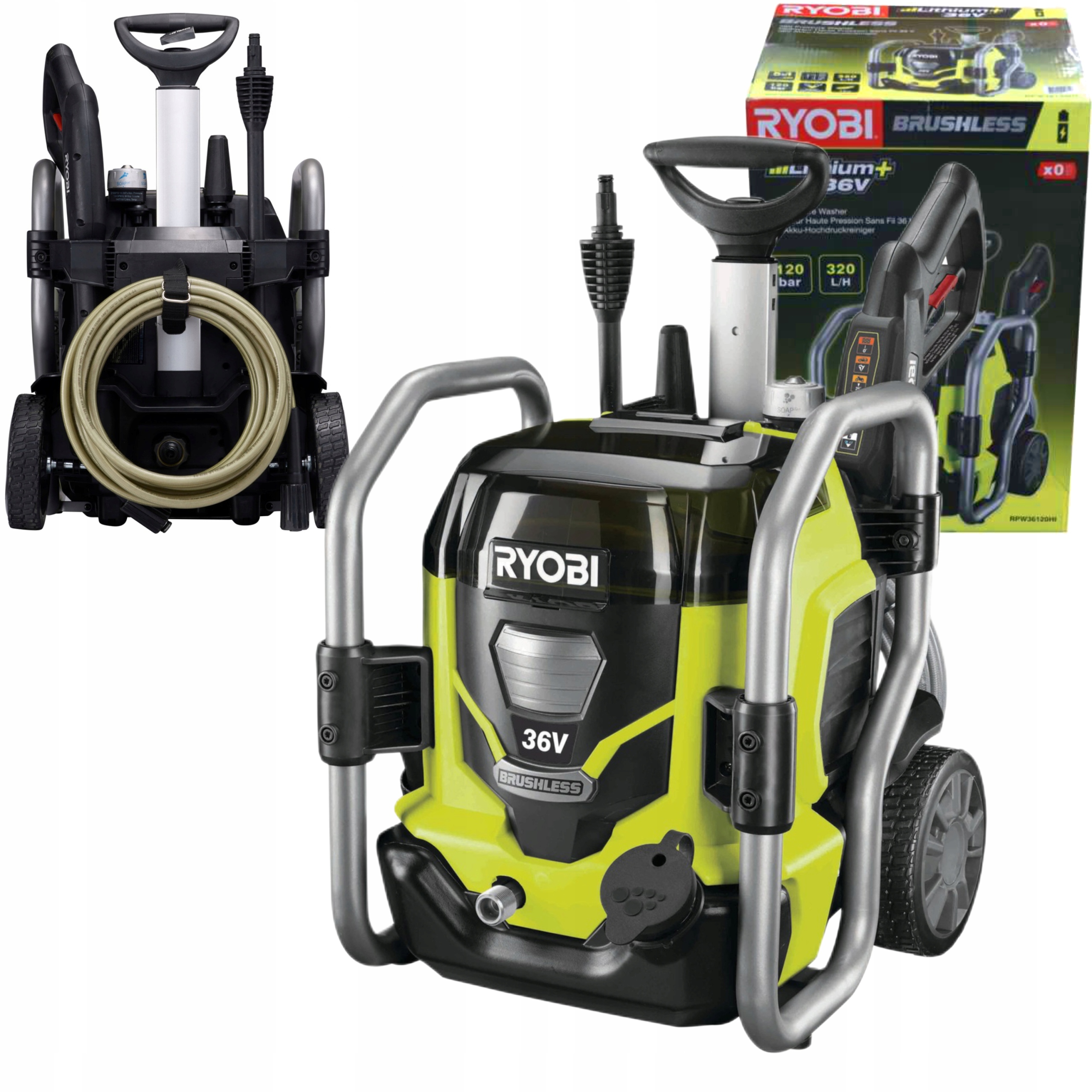 RYOBI RPW36120HI MYJKA CIŚNIENIOWA AKUMULATOROWA 36V MAX POWER