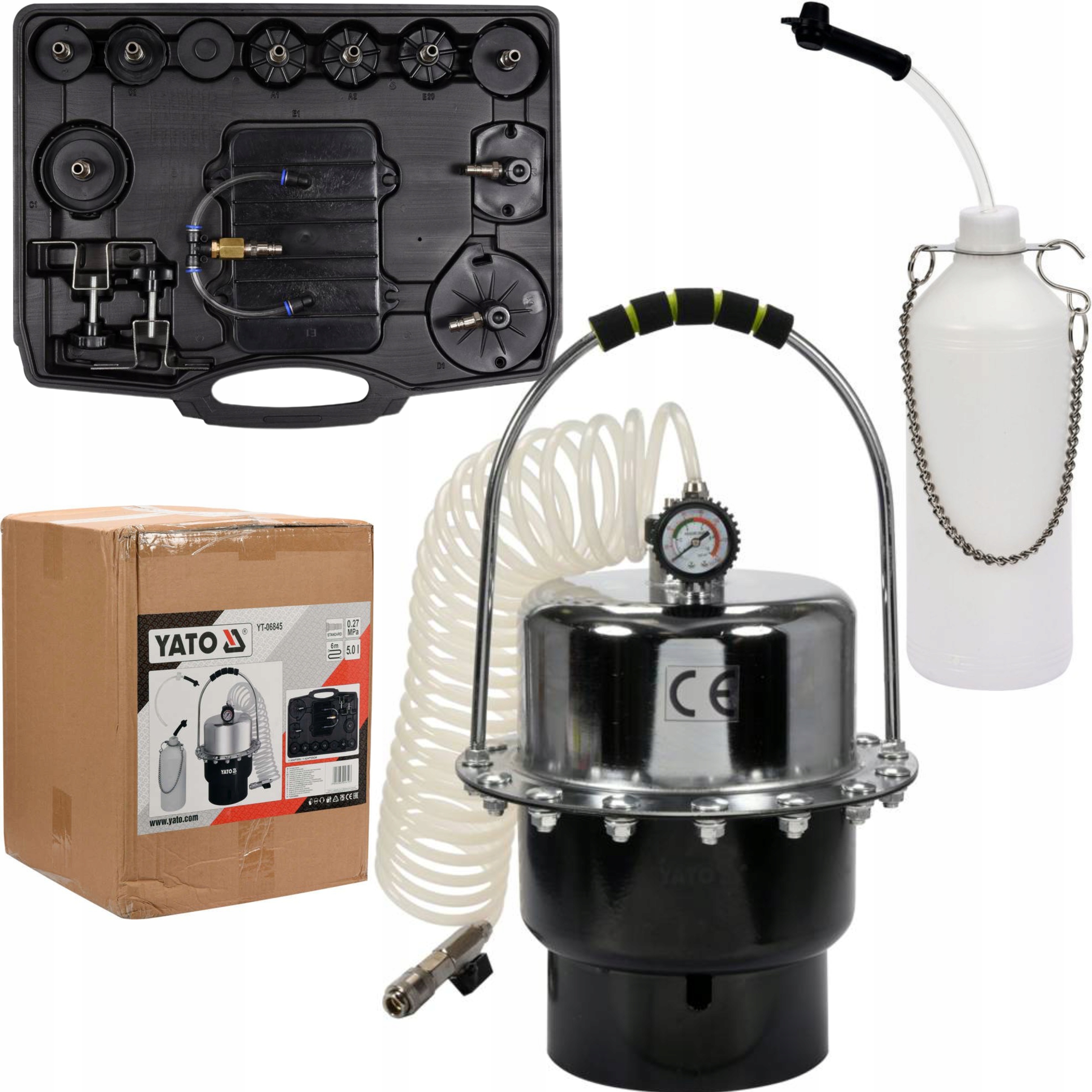 YATO URZĄDZENIE DO WYMIANY PŁYNU HAMULCOWEGO 06845