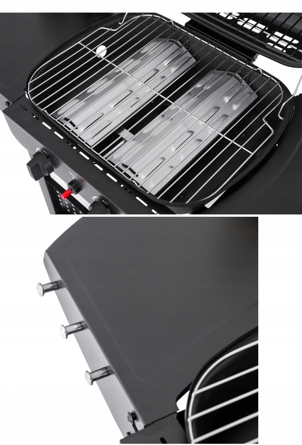YATO GRILL GAZOWY ASAHI OGRODOWY 5KW DWUPALNIKOWY Z POKRYWĄ CZARNY YG-20007