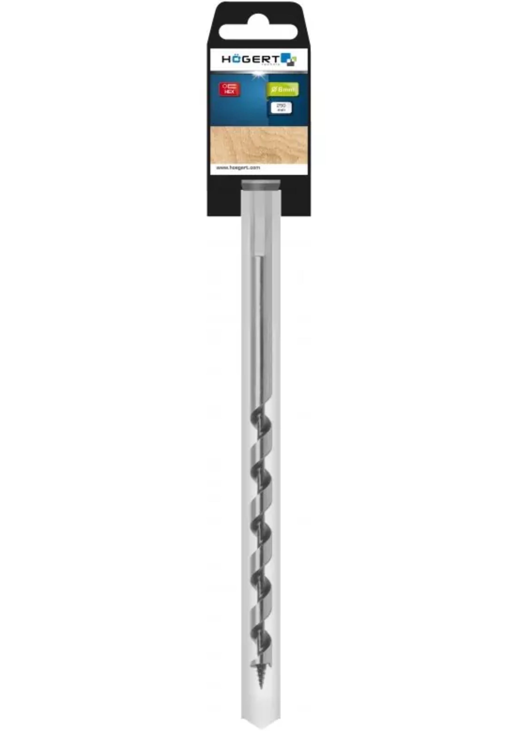 HOGERT WIERTŁO DO DREWNA, PŁYTY WIÓROWEJ ŚWIDER 6 x 250MM HT6D541