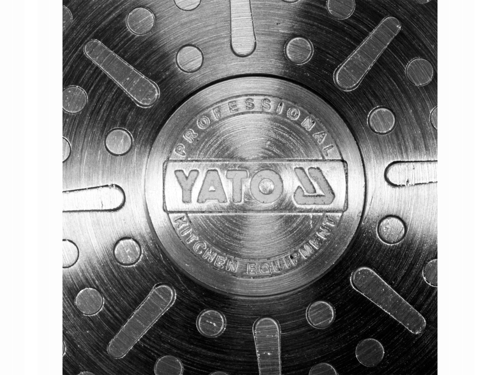 YATO TRADYCYJNA ALUMINIOWA PATELNIA NA INDUKCJĘ Z POWŁOKĄ PTFE 280MM 00161