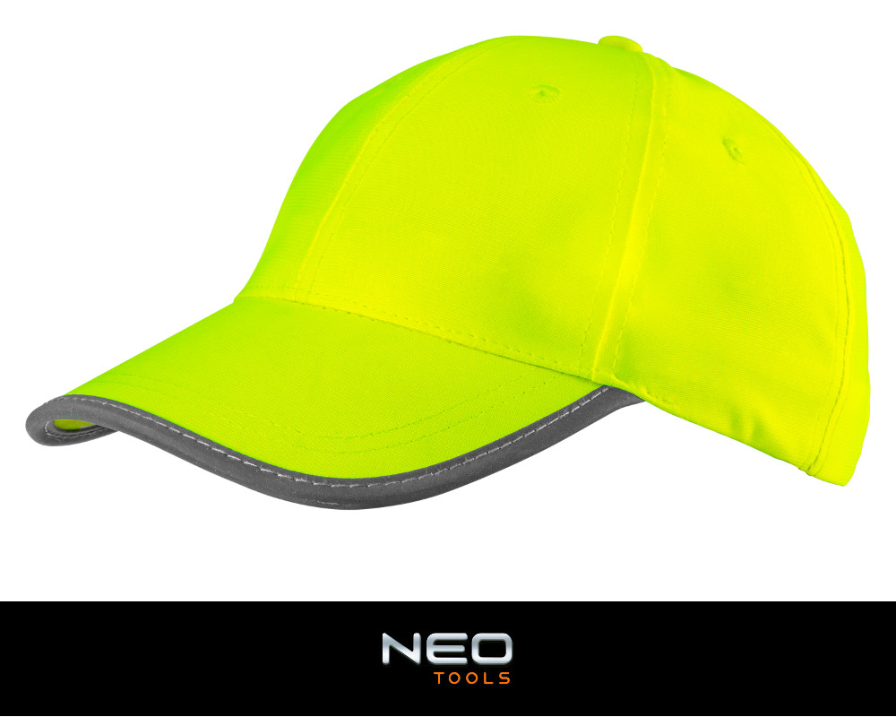 CZAPKA ROBOCZA ODBLASKOWA Z DASZKIEM NEO 81-793