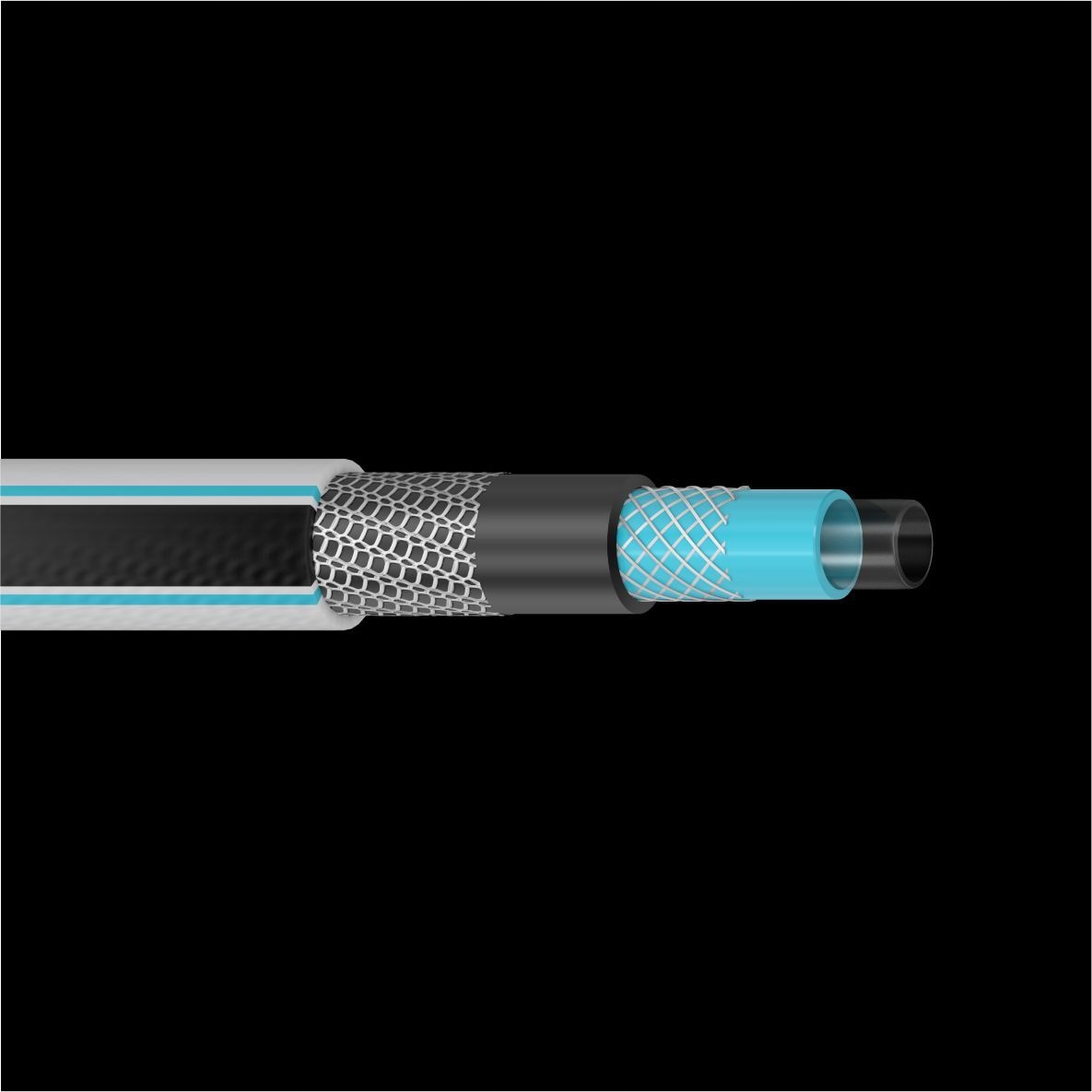CELLFAST WĄŻ OGRODOWY 6-WARSTWOWY MULTIFLEX PRO ATS2 1CAL 10M 13-830 POLSKI