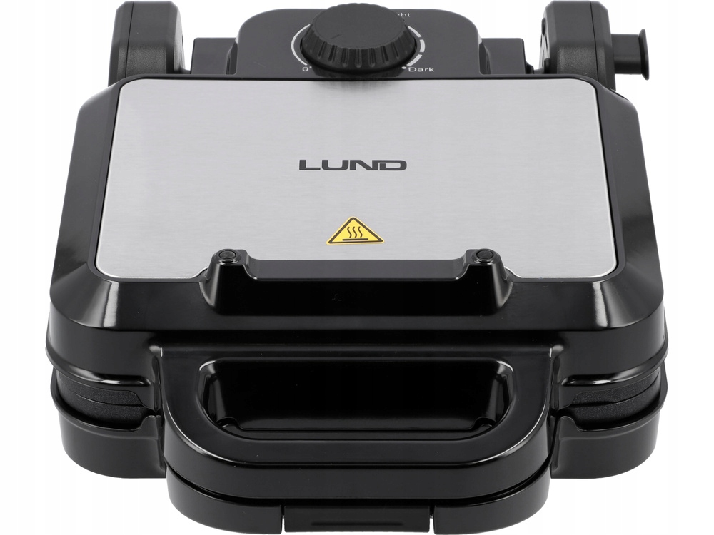 LUND GOFROWNICA 1200W 2 DUŻE GOFRY MOCNA LUND Z REGULACJĄ TEMPERATURY 68016