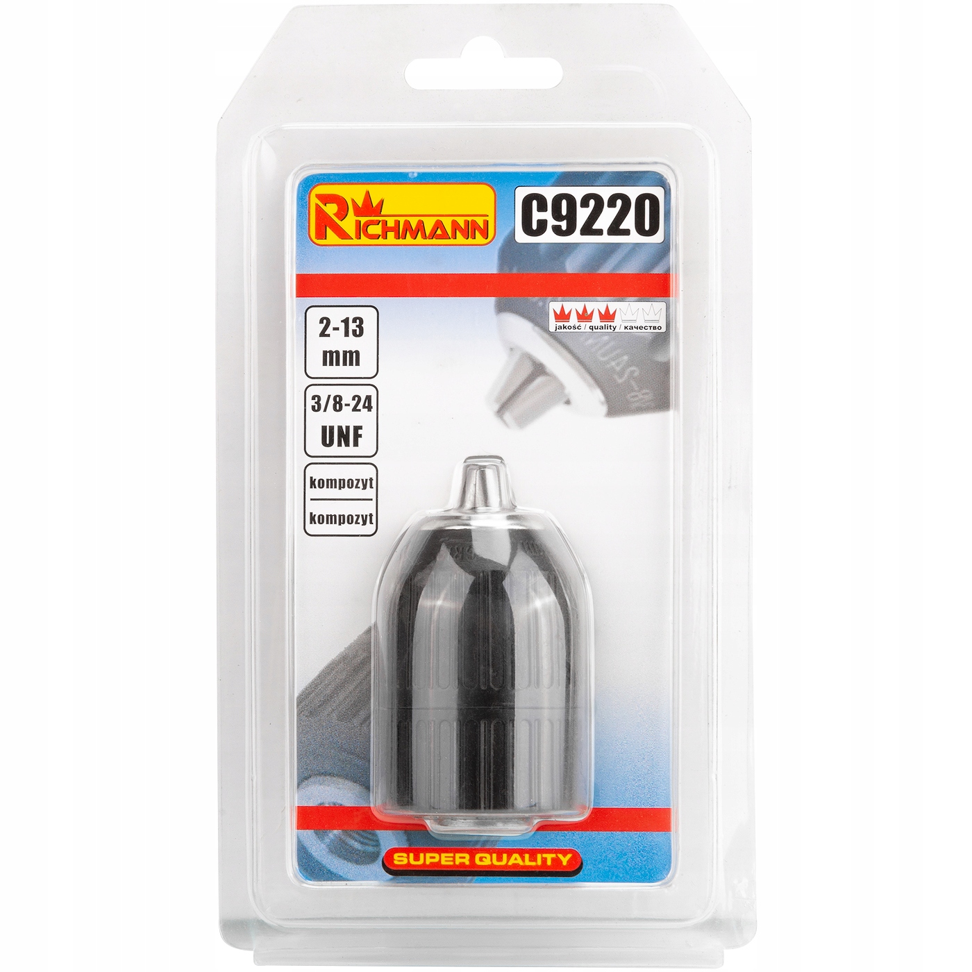 C9220 UCHWYT WIERTARSKI 3/8" DO WKRĘTARKI SAMOZACISKOWY 2 - 13 MM RICHMANN