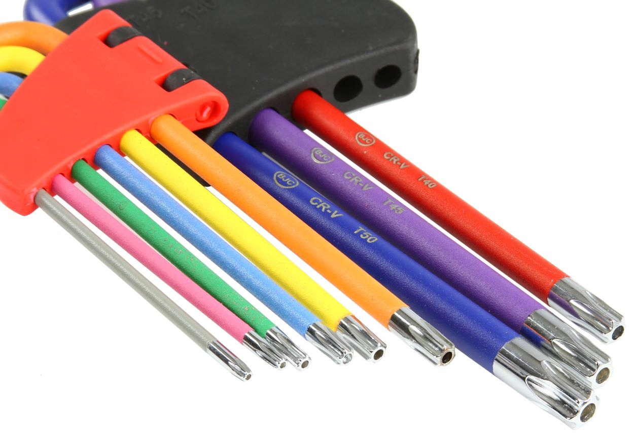 BJC KLUCZE IMBUSOWE TORX DŁUGIE T10-T50 9PCS CrV M66441