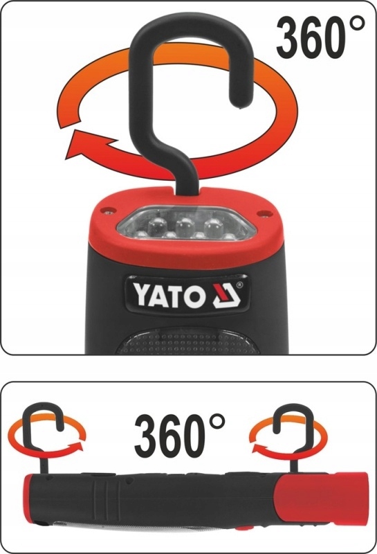 YT-08507 YATO LAMPA WARSZTATOWA LED 30+7 LED 140LM